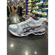 ASICS KAYANO 14 WHITE FJORD GREY Women's Sports Casual Shoes 1203A537-106 Blue Gray
