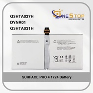 MICROSOFT SURFACE G3HTA027H DYNR01 G3HTA031H G3HTA026H FOR PRO4 PRO 4 1724 38.2WH 7.5V 5087MAH LAPTO