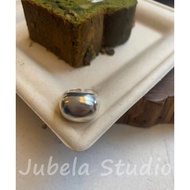 Japanese Niche Designer Brand Style Modern Fashionable Feeling 925 Sterling Silver Round Pier Arc Mo