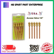 USA Access Valve 1/4" Refrigerator Access Valve Air-Conditioner Access Valve