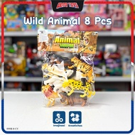 Wild Animal 8 Pcs (999B-8-CV) - Animal World Forest Animal Figure Set Educational Toys
