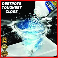 Original wild tornado powerful sink &amp; drain cleaner high efficiency unclog drainage clog remover and cleaner liquid sosa dran decloger baradong lababo gleam liquid drain sosa super remover pipeline toilet to clear dissolves grease Clog Remover