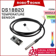 Temperature Sensor DS18B20 IC, Module, Waterproof Probe -  18B20