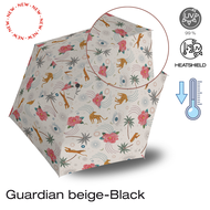 Knirps U.200 Heatshield and UV Protection ร่มพกพา-แฟชั่น ชนิด Duomatic ขนาดกลาง