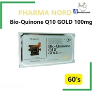 (GOLD) BIO-QUINONE Q10 GOLD 100MG 60'S Pharma Nord ( Bio Quinone ) EXP1/2027