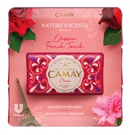 [แพ็คคู่] (แพ็คละ 3 ก้อน รวม 6 ก้อน *สี/กลิ่นเดียวกัน 6 ก้อน*) CAMAY BAR SOAP 3x125G คาเมย์ สบู่ สบู