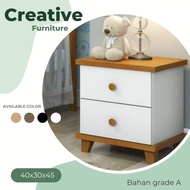 Minimalist bedside table, bedside table, bedroom side table