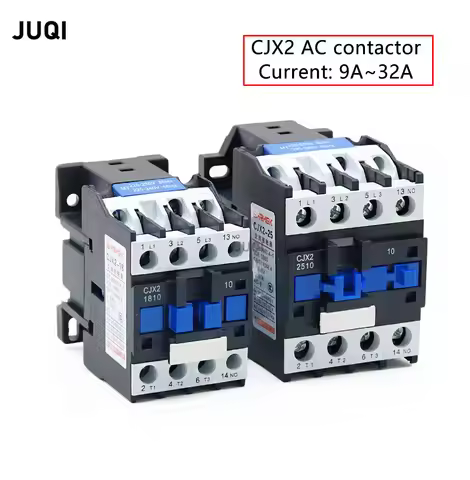 AC Contactor CJX2-1210 0910 1810 2510 3210 380V 220V 1801 2501 9-32A switches LC1 AC contactor volta