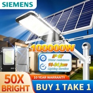 100000W Lampu Jalan Solar Street Light Solar Waterproof Lampu Solar Outdoor Lighting Led SolarLamp