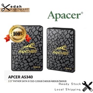 APACER ULTRA FAST AS340 2.5" SSD PANTHER SATA III SOLID STATE DRIVES