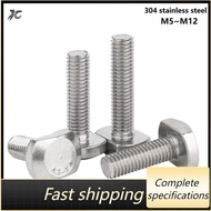 [Ready Stock] Screws 304 Stainless Steel T-Bolts Bolts for Slot M5~M12