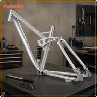 26 Inch Aluminum Alloy MTB Mountain Bicycle Frame Four-link Soft Tail Full Suspension Frame for Off-
