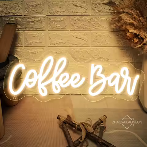 Coffee Neon Led Sign Restaurant Cafe Neon Light Sign USB Wall Coffee Shops Decor Open Pantry Bars Ca
