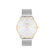 Coach Elliot Women's Watch Stainless Steel Strap  -  Silver White Dial 14000117