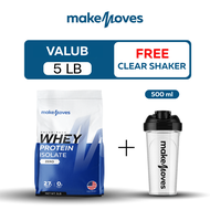MakeMoves Whey Protein Isolate (ขนาด 5810LB) - เวย์โปรตีน สูตรลีนไขมัน โปรตีนสูง