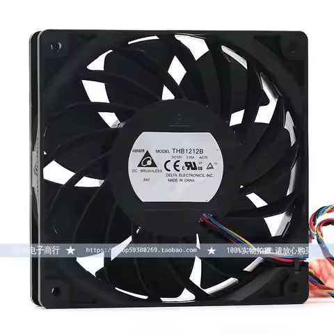 For Delta Table 3a Thb12b 12V 12025 12cm Double Ball High Speed Max Airflow Rate Fan