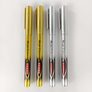 EGROW Tyno Permanent Marker Marker Metallic Chrome Gold Silver 1.5mm 4 PCS - GN550