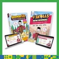 แพ็กคู่ Grammar GO! &amp; 4 Skills พร้อมคอร์ส ตลอดชีพ หนังสือภาษาอังกฤษ ภาษาอังกฤษ หนังสือฝึกภาษาอังกฤษ Grammar by KruDew