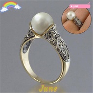 JUNE1 14K  Carved Wedding Yellow Gold Plated