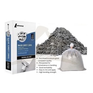 MKR 1KG BASE GREY 380 (BASE COAT) Quick Mix Skim Coat Lapisan Pertama Warna Kelabu YTL
