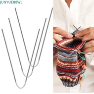 JUNYUE88WL 3pcs Circular Knit Needles, Multi Size Crochet Knitting , DIY Stainless Steel 2-5MM Metal