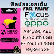 HERO CAT TEMPERED GLASS FULL FRAME Screen Clear Film For OPPO A94 A95 A96 F5 Youth 6GB F7 128GB F9 R