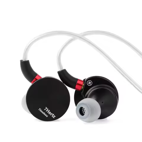 Pre-order 7HZ Timeless 14.2mm Planar HiFi In Ear Earphone with CNC Aluminum Shell Detachable MMCX Ca