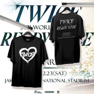 TWICE T-SHIRT - TWICE WORLD TOUR READY TO Be - TWICE INDONESIA - TWICE CONCERT T-SHIRT
