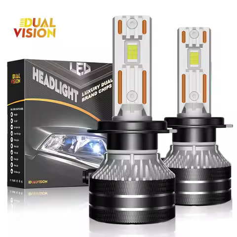 K5C H7 LED Headlights Canbus 8000K H1 H4 H11 9012 HIR2 H8 H9 9005 9006 HB3 HB4 High Power 6000K 5570