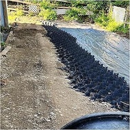 Concrete Plastic Geo Grid Gravel Stabilizer, Shed/Horse/Storage Room/Riverside Geoweb Ground Grid, f