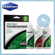 SEACHEM Plant Pack Fundamentals (100MLx3) Flourish, Flourish Iron, Flourish Excel