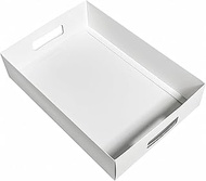 12-Pack 13" X 9" X 3" White Blyss Cookie Crate,Sturdy Cookie Serving Tray Great for Party Platters,N