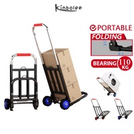 Kinbolee Trolley Foldable Trolley Household Shopping Trolley Portable Luggage Pull Truck