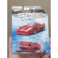 Hot Wheels Speed Machine Ferrari F50, Brand New Unopened, Plate Card Complete, 1/64 Alloy