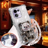 Smartphone Casing For Vivo X200 FE Vivo X200FE X 200 FE Pro Ultra Vivo X200 FE 4G 5G Cute Glitter Bl