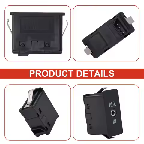 Replacement AUX Audio Socket for BMW 1 3 5 6 7 X3 For X5 E60 E61 E81 E87 E90 with OE Number 6930561 