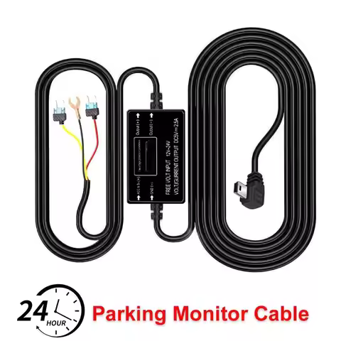 for AZDOME M550 Pro Car DVR Dash Cam 12/24V to 5V 3A Inverter Converter Type-C Port Hardwire Kit Car