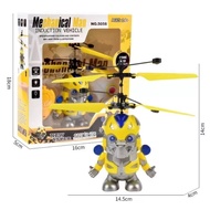 Bumblebee Drone mechanical man ระงับบินของเล่น Induction เครื่องบิน เฮลิคอปเตอร์ของเล่นเด็ก