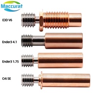 Bi-Metal V6-Crazy CR6 SE CR10-Tcrazy MK8 E3D Heat Break Copper & Stainless Steel All-Metal For 3D Pr