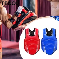 TENOL Adjustable Karate Chest Protectors Sports Vest Chest Armour for Taekwondo Sanda Adults Trainin