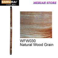 Samurai [1.0m x 0.5m[] Water Transfer Film WFW030 Natural Wood Grain