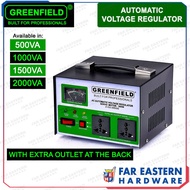 GREENFIELD AVR Automatic Voltage Regulator Servo Motor 500VA | 1000VA | 1500VA | 2000VA