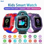 Watch pintar Q19 Kid Children Smart Watch Water Resistant IP64 LBS Location Tracking Camera Call Jam