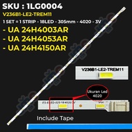 SAMSUNG 24 Inch TV Backlight UA24H4053AR UA24H4150AR UA24H4003AR V236B1-LE2-TREM11