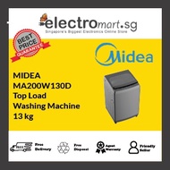 Midea Grey Top Load Washing Machine, 13kg, Water Efficiency 3 Ticks, MA200W130D