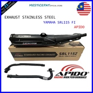 LAGENDA SRL 110 Z ZR / 115 / 115 FI APIDO RACING CATALYZER STANDARD EXHAUST EKZOS 2 MANFOLD