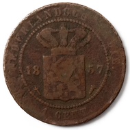 Koin Kuno 1 Cent Nederland Indie Tahun 1857 - KTC726