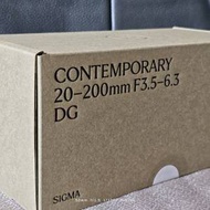 全新 Sigma Contemporary 20-200mm F3.5-6.3 DG 鏡頭 sony e