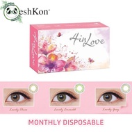 ( 2 PCS ) Freshkon 4 in Love Monthly Disposable Cosmetic Color Contact Lenses 2/3