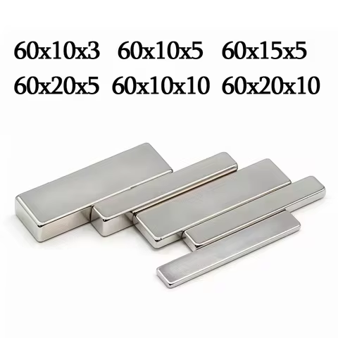 Super Strong Block Neodymium Magnet Powerful Magnets N35 Permanent Magnetic NdfeB Refrigerator Magne